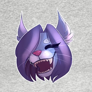 Laughing Lynx by Artzyon T-Shirt